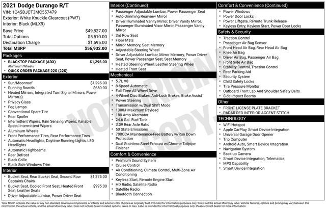 2021 Dodge Durango R/T