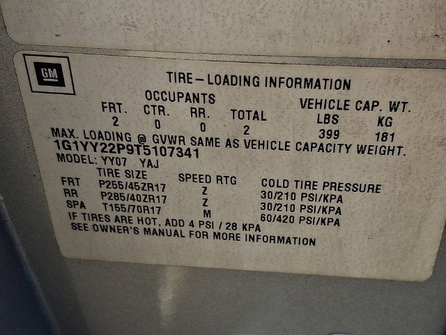 1996 Chevrolet Corvette Base