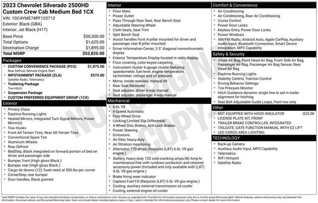 2023 Chevrolet Silverado 2500HD Custom