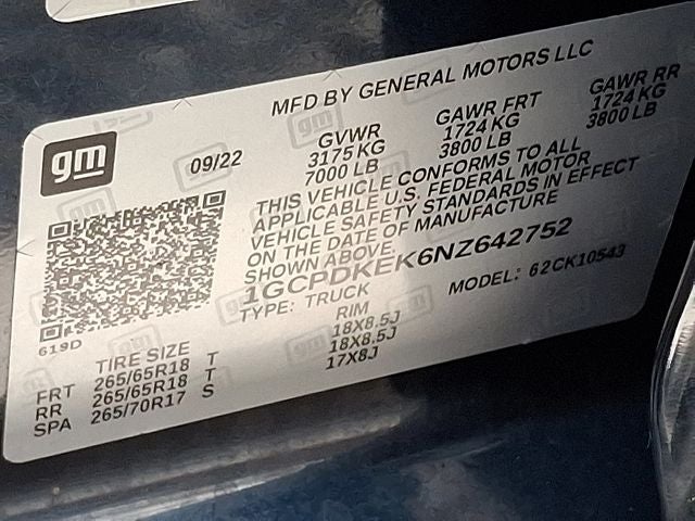 2022 Chevrolet Silverado 1500 LT