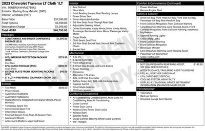 2023 Chevrolet Traverse LT 1LT