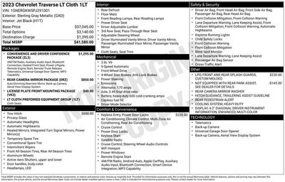 2023 Chevrolet Traverse LT 1LT