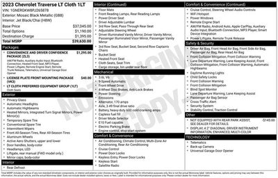 2023 Chevrolet Traverse LT 1LT