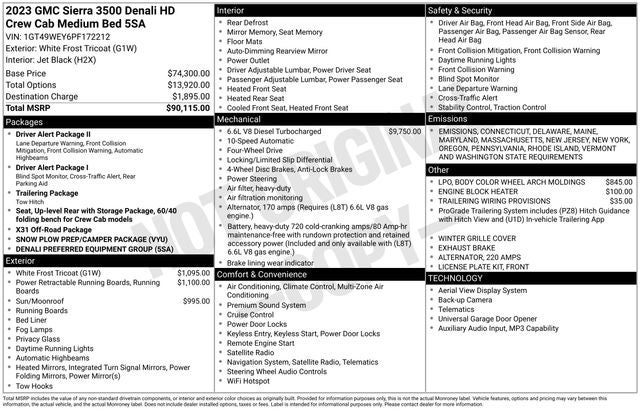 2023 GMC Sierra 3500HD Denali
