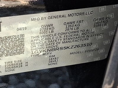 2019 Cadillac XT5 Base