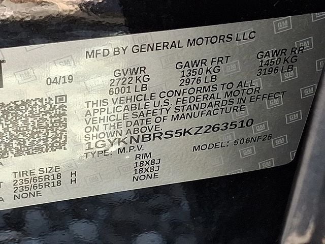 2019 Cadillac XT5 Base