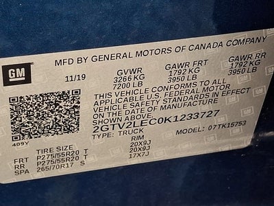 2019 GMC Sierra 1500 Limited Base