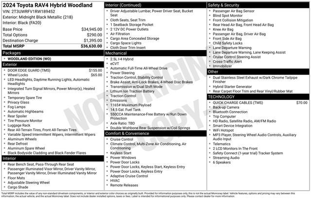 2024 Toyota RAV4 Hybrid Woodland Edition