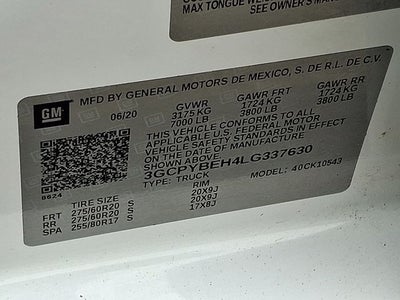 2020 Chevrolet Silverado 1500 Custom