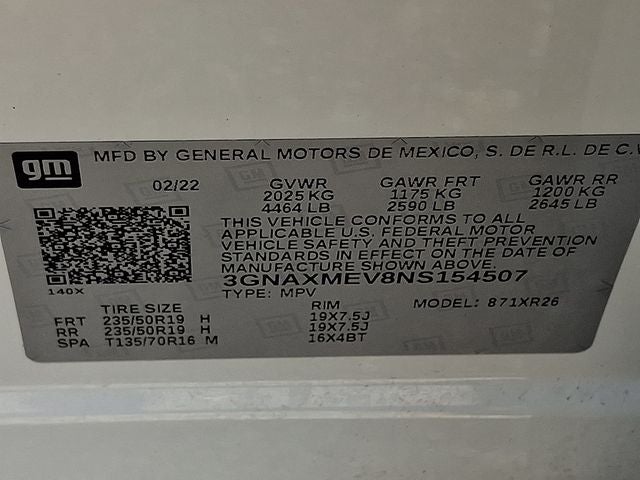 2022 Chevrolet Equinox RS