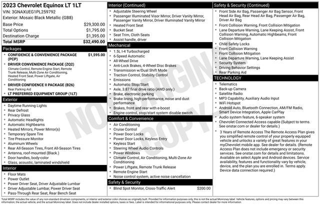2023 Chevrolet Equinox LT