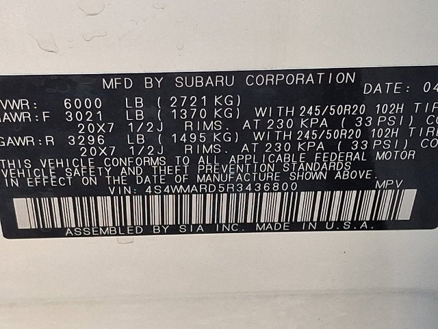 2024 Subaru Ascent Limited