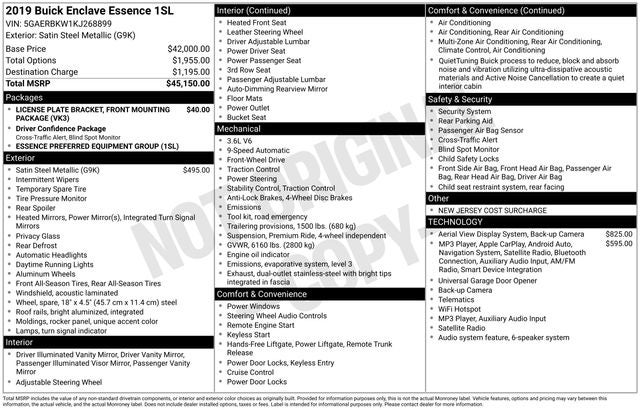 2019 Buick Enclave Essence