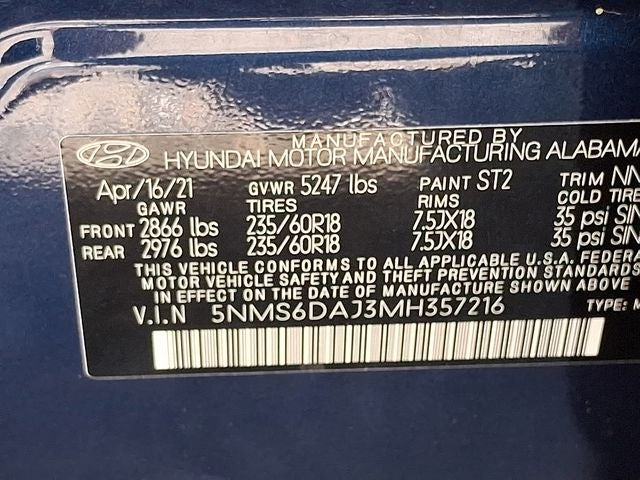 2021 Hyundai Santa Fe SEL