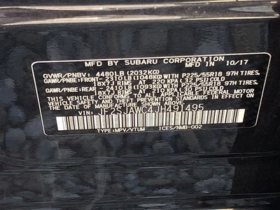 2018 Subaru Forester 2.5i Touring