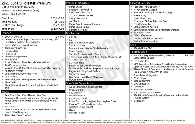 2023 Subaru Forester Premium