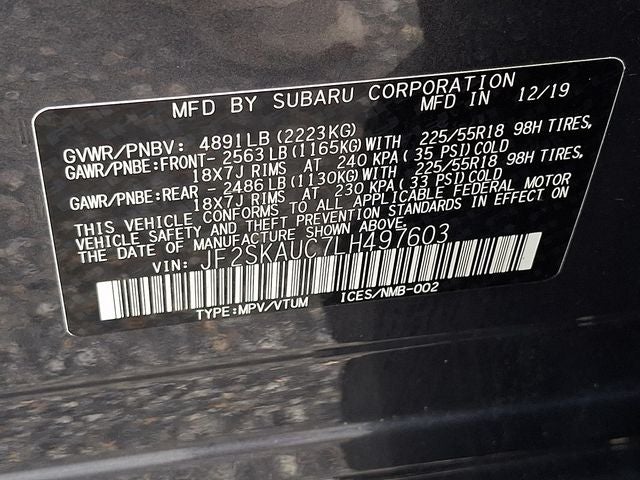 2020 Subaru Forester Limited