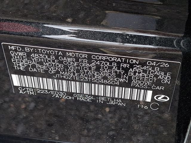 2026 Lexus IS 350 F SPORT