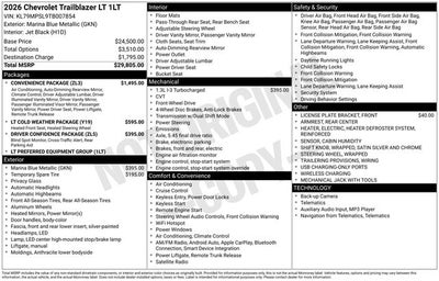 2026 Chevrolet TrailBlazer LT