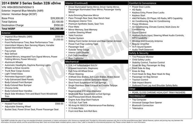 2014 BMW 3 Series 328i xDrive
