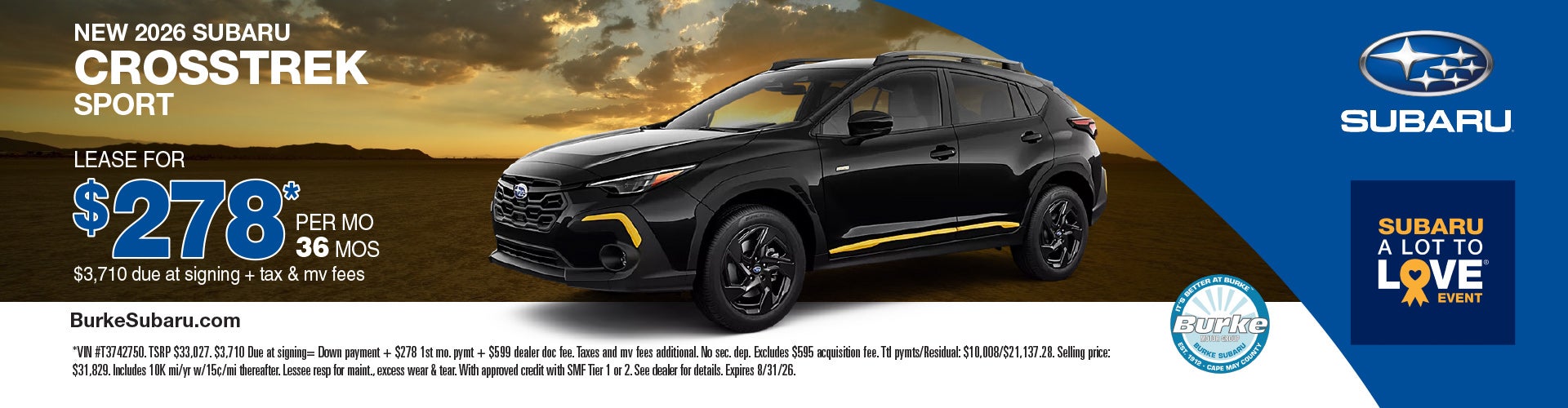 2026 Subaru Crosstrek