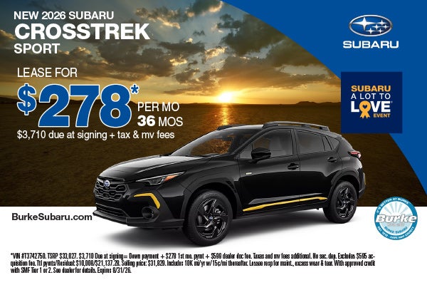 2026 Subaru Crosstrek