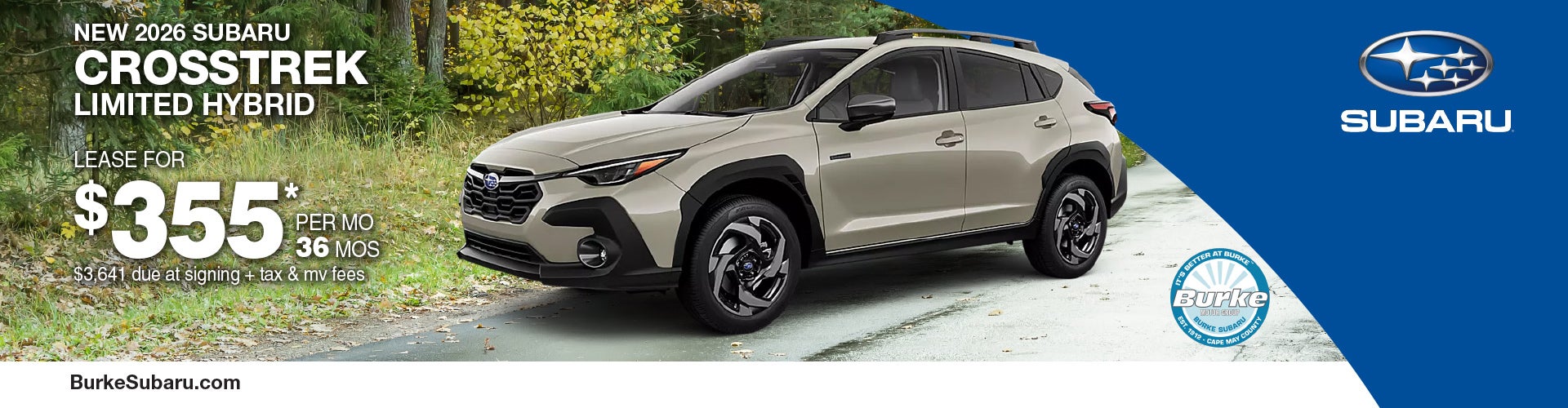 New 2026 Subaru Crosstrek Limited Hybrid